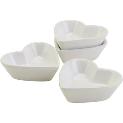 Porcelain Bowl - 8 Cm - Round Shape - White Color - Set of 12 Pcs