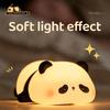 Panda Night Light, Rechargeable with Timer, Bedside Table Lamp, Perfect Christmas or Birthday Gift, Panda Room Decor