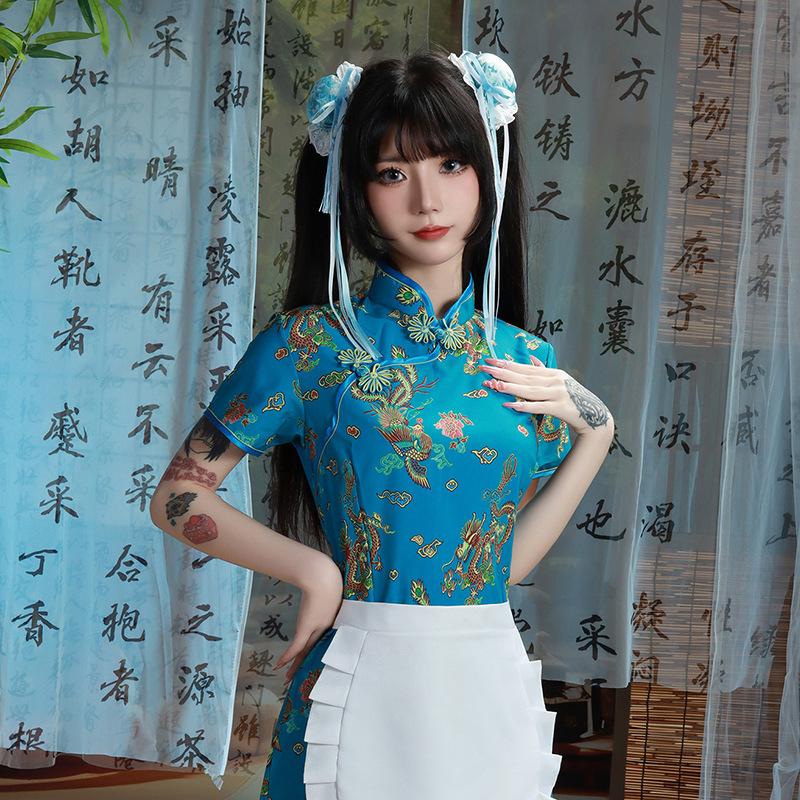 Sexuality Sling Lace Nightdress Transparent Temptation Hot Pajamas Flirting Hollow Set