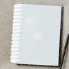 55Pcs Plastic Loose Leaf Binder Discs 360 Degree Flip Detachable Expansion Discs for Notebooks Photo Albums Planners Scrapbooks
