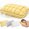 Breathable Pineapple Bread Pillow High Resilience Fluffy Pillow  For Side Back Sleepers