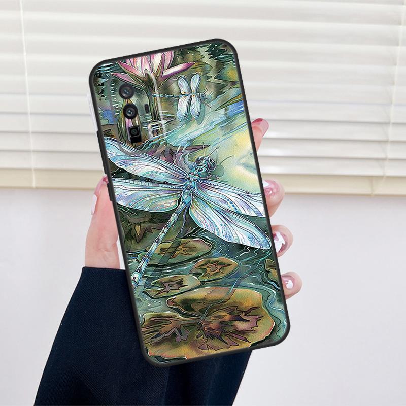 Dragonfly Cover For Xiaomi 15 14 13 Ultra 11T 12T 13T 14T Pro POCO X7 Pro X3 X5 X6 M6 F5 F6 Pro Case