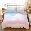Fantasy Rainbow Cloud Duvet Cover Set Queen King Size Zebra Unicorn Bedding Sets Girly Princess Comforter Cover for Girls 2/3pcs