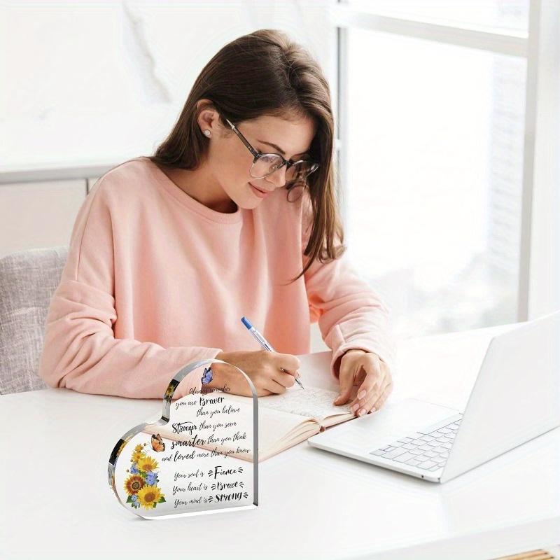 Spiritual Acrylic Gift - Versatile Desk Decor with Photography Utility