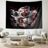 Halloween-horror Print Tapestry, Backdrop, Easy Setup, Ideal for Bedroom, Office & Living Room, with Aesthetic Wall Hanging Decor.