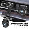 Car Air Vent Folding Drink Coffee Cup Storage Holder Accessories For BMW M F10 F20 F30 F40 F15 F25 F26 F31 F49 E62 E83 E84