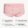 Fashionable women's mid-rise breathable butt-lifting plain cotton large size triangle panties