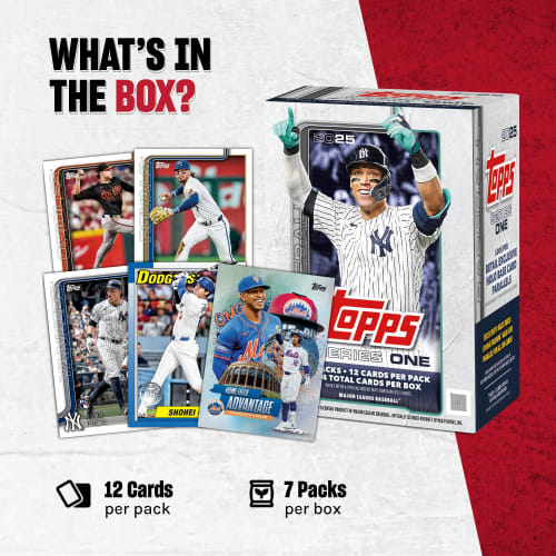 2025 Topps Baseball Series 1 - Value Box Topps Baseball Series 1 Value Box