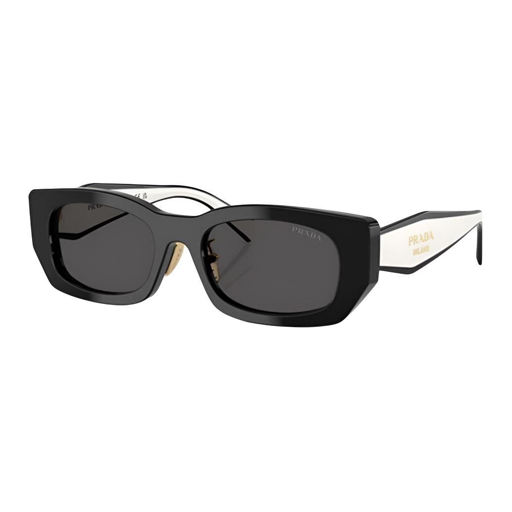 

Prada Mixed Design Square Sunglasses Women sunglasses Black 0PRB05S09Q08Z53 Basic Packaging-Eyeglass Case+Box