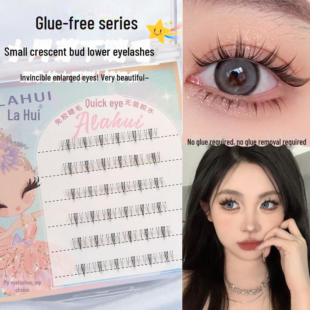 Glue-Free, Formaldehyde-Free Sunflower False Eyelashes – Safe and Natural Feel