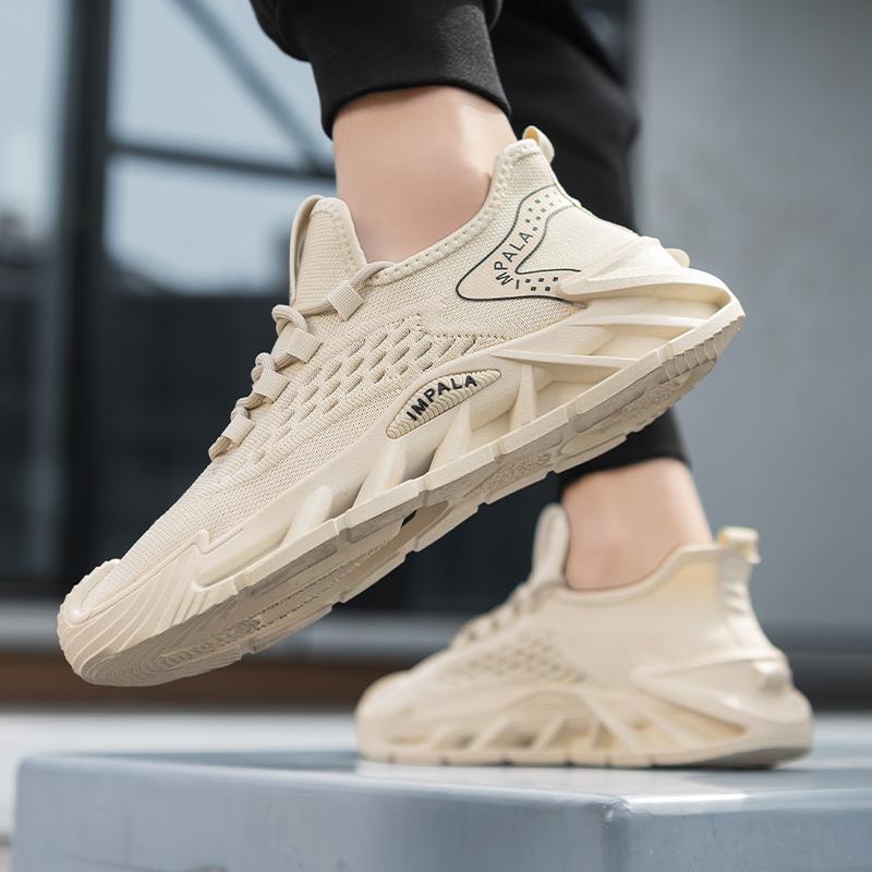 Fashion Men's Casual Walking Sports Shoes Spring and Summer Flat Non-slip Breathable Loafers Large Size Running Vulcanized Men's Shoes