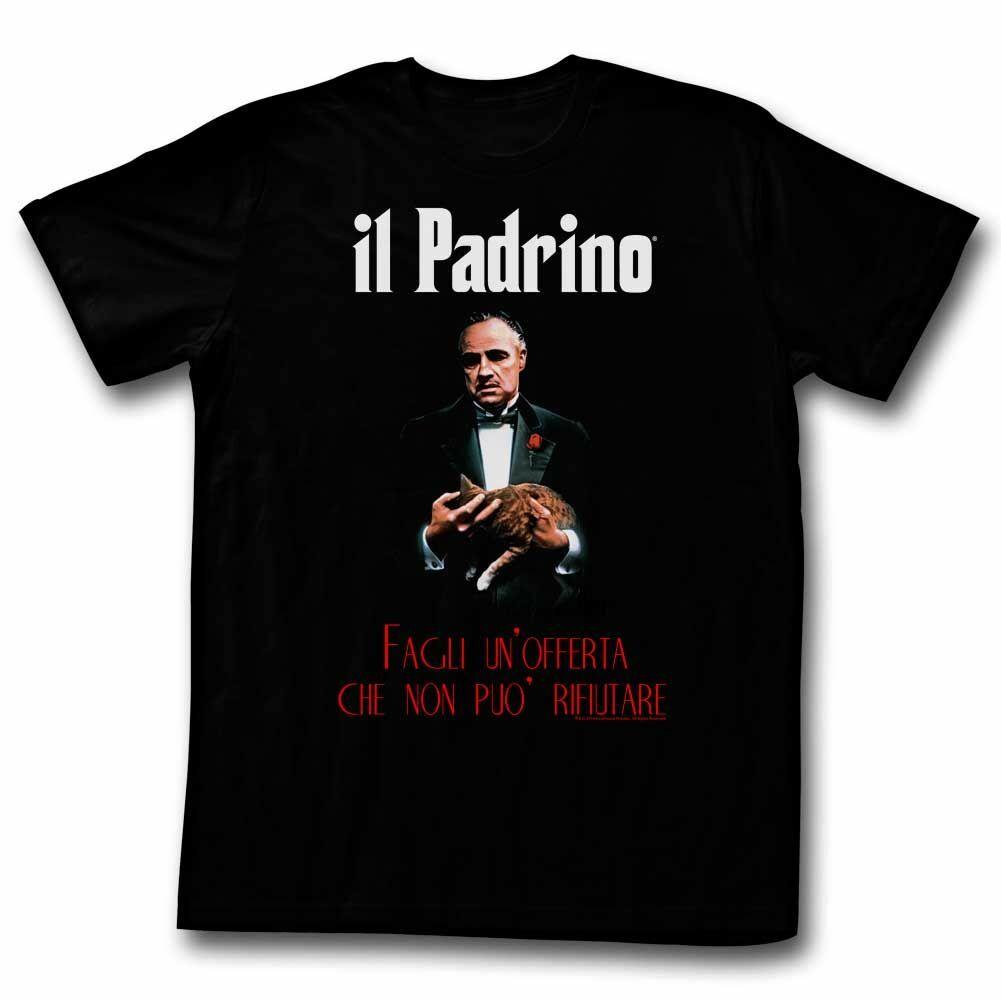 Godfather Poster Black Adult T-Shirt XXXL