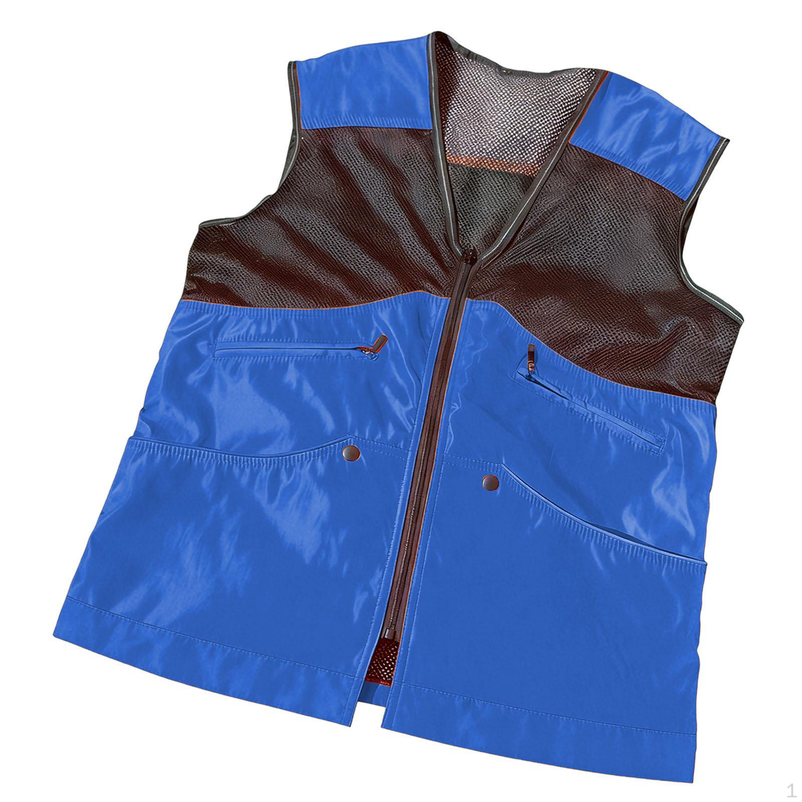 Dog Handler Training Vest Multi Pockets Comfort Nylon Suitable for Obedience Agility M