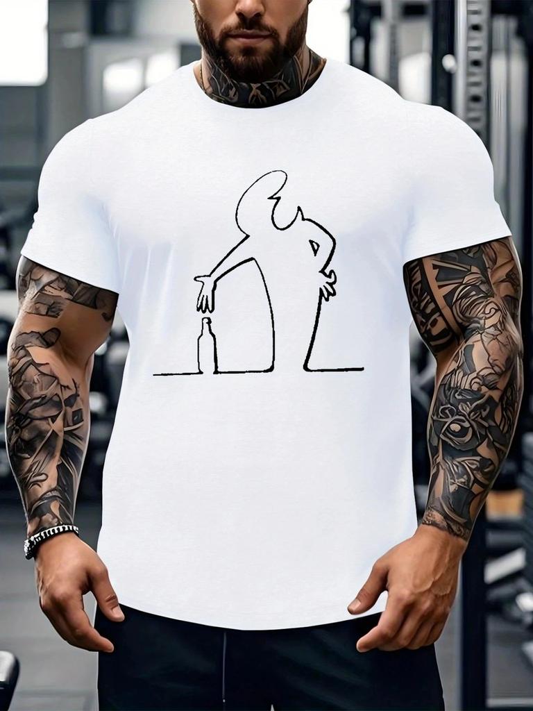Vtipné tričko s grafickým potiskem Bavlněné tričko s kulatým výstřihem a krátkým rukávem Unisex ležérní Harajuku trička Oversized trička Streetwear topy