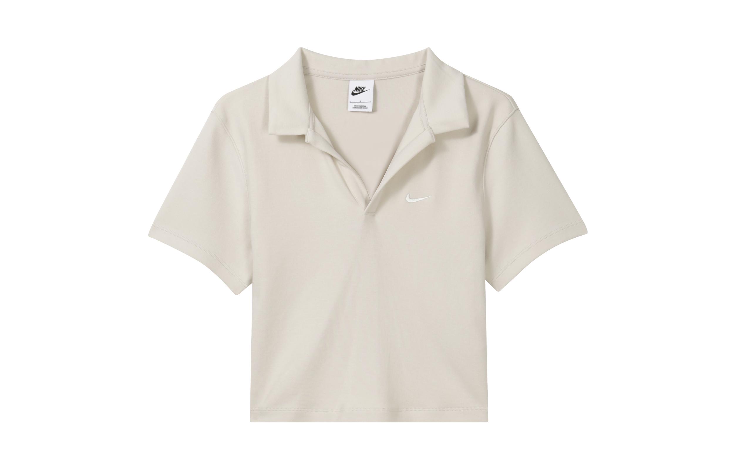 Nike Sportswear Polo Shirt Women s Light Rosewood Umber DV7885-104 XXL