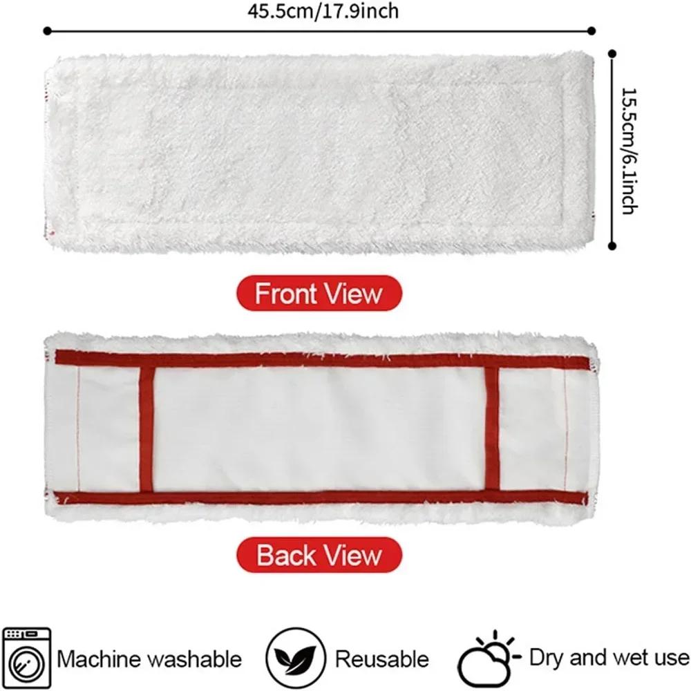 Ersatz-Bodenwischmopp-Pads für Vileda Mikrofaser Flachmopp-Tuchpads, Waschbare & Wiederverwendbare Mopp-Nachfüllpads