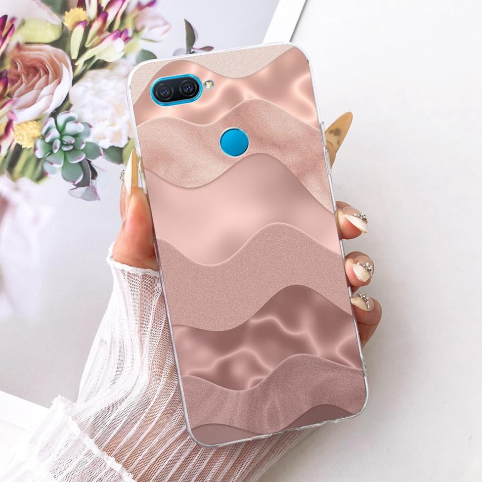For Oppo A12 Clear Case Aesthetic Luxury Cute Fashion Flowers Funny Painted Casing For Oppo A 12 CPH2083 CPH2077