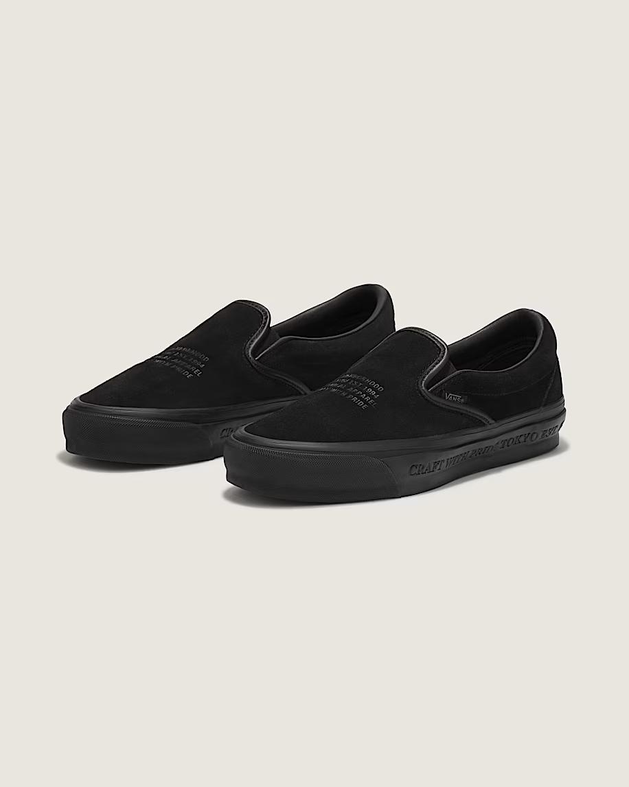 SNDN-SNKR-10282 NEIGHBORHOOD A OTW by Vans Classic Slip-On 98 Black (Men s) 8.5