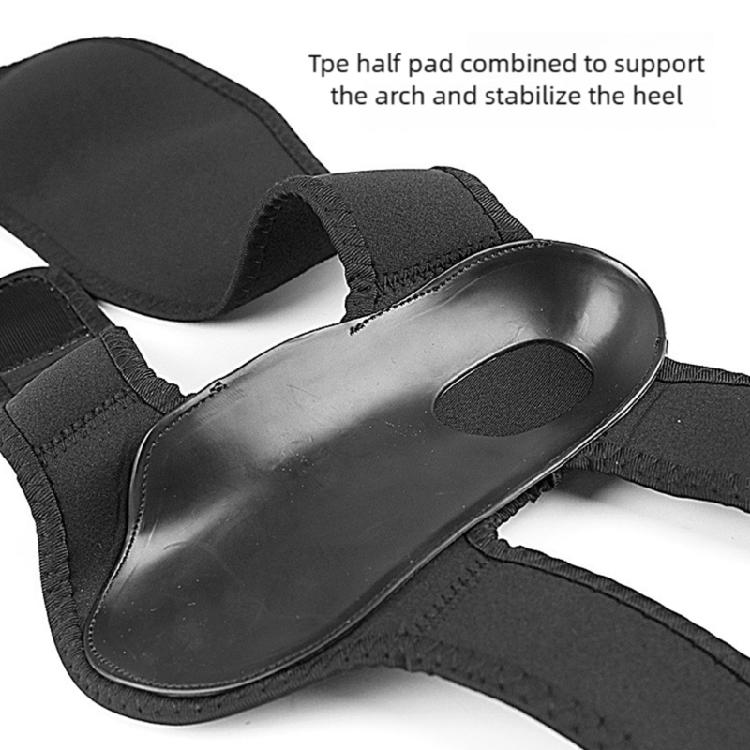 Manicotto Ergonomico per Piede Abbandonato Con Ammortizzazione TPE Multistrato Non Scivoloso Struttura Pieghevole per Routine Attive