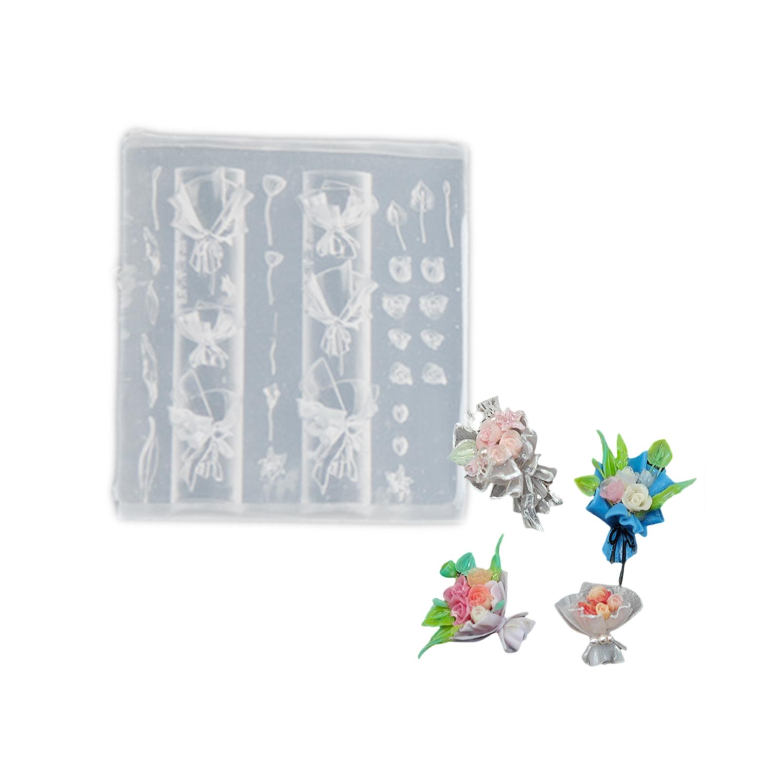 

Силиконовая форма для нейл-арта, форма для маникюра в форме букета для профессиональных мастеров маникюра и любителей ювелирных изделий S