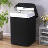 Little Swan Black Top-Loading Washing Machine Cover - Waterproof & Sunscreen, Fully Automatic, New Model