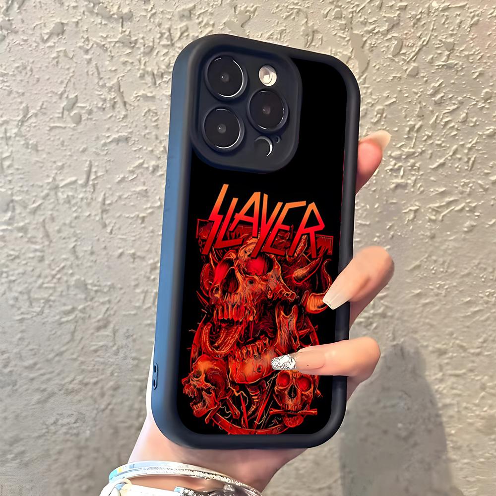 

Slayer Heavy Metal Rock Band Album Phone Case For IPhone 17 Pro Max 16 15 14 Pro Max IPhone 13 Pro Max 11 Plus Silicone Cover iPhone 15