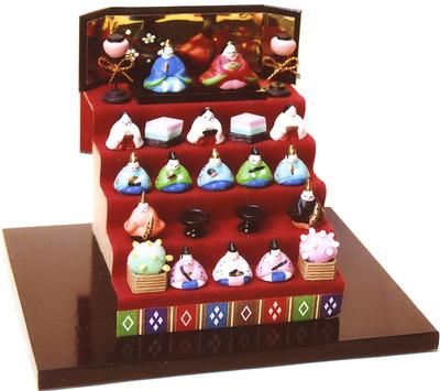 Billy Handmade Dollhouse Kit Mini Mini Hina Doll Kit Decoration 6622 Five-Tier