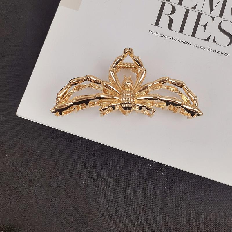 New Spider Web Metal Hair Crab Alloy Halloween Hair Claw Clips Hairgrip Hairpin Barrette Clamps Party Hair Accessories