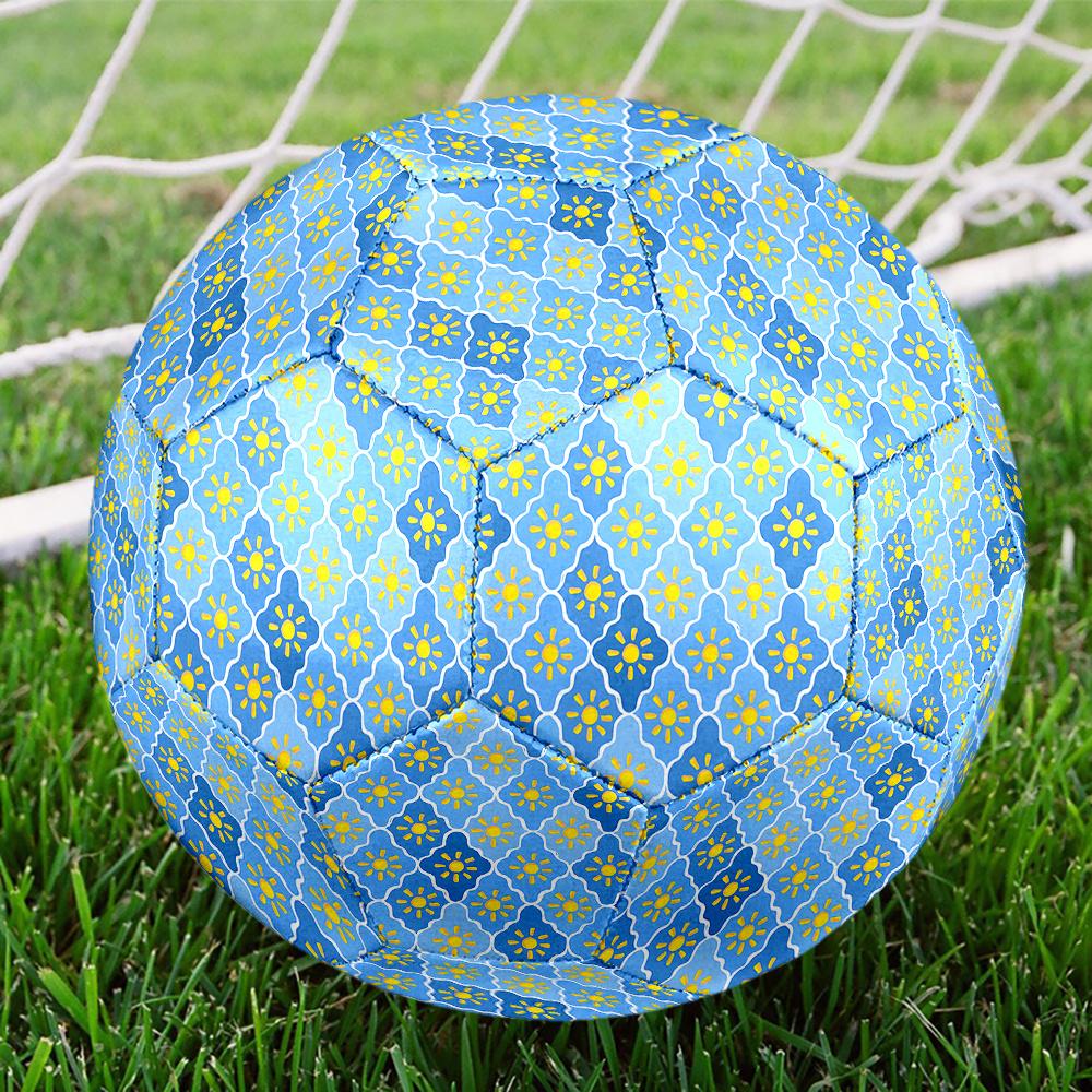 1PC Sunflower Soccer Ball Size 5 Football Machine Sewn Indoor/Outdoor Universal Football Surprise Collection n86