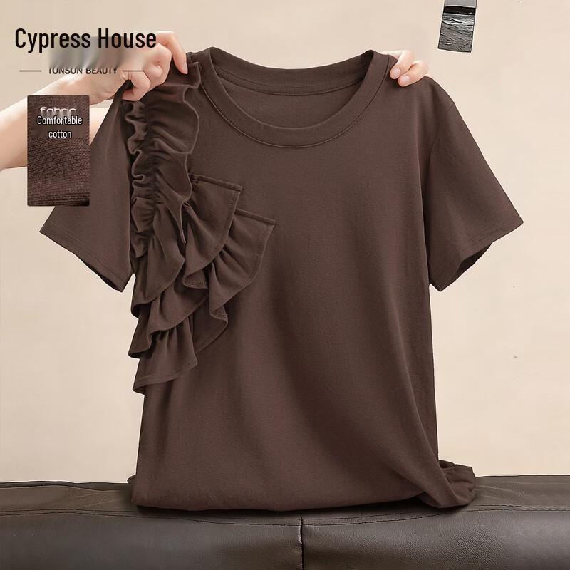 Women s Slim Fit Round Neck Short Sleeve T-Shirt S