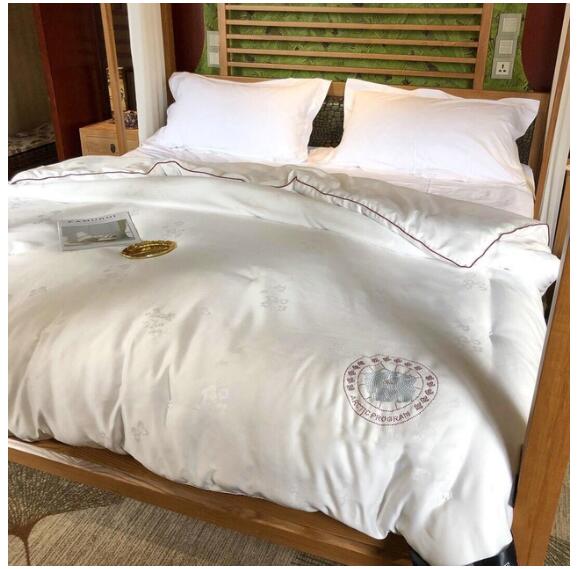 VESCOVO Mulberry Silk Quilts Queen Size Comforter 200*230 King Size Duvet Insert Blanket