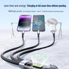 Braided 3-in-1 Fast Charging Cable for Apple, Huawei, Type-C, and Android Devices