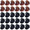 10-20Pcs Hair Claw Clips for Women Girls 1cm 1.5cm Black Brown Transparent Plastic Clamp for Ladies Headwear Hair Accessories