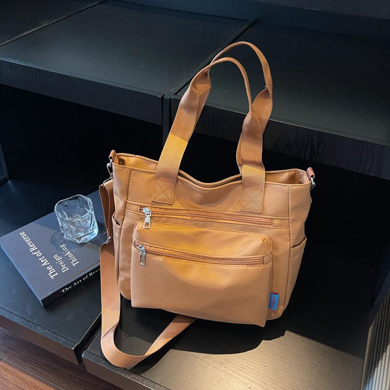 New fashionable large-capacity bag, mother casual messenger tote bag, dance yoga bag, shoulder women's bag.