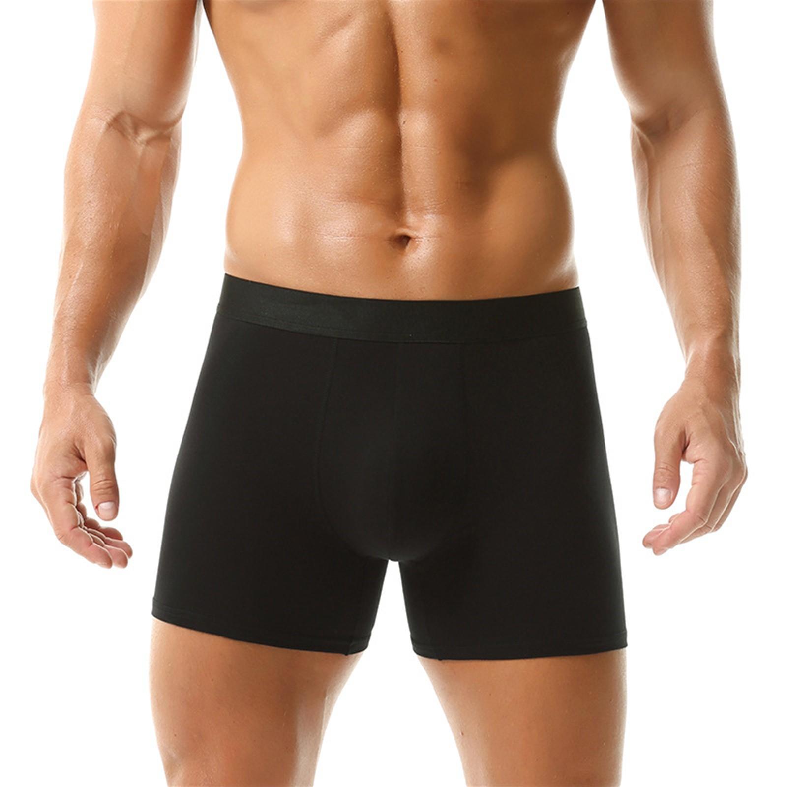 Men s Large-sized Underwear, Quadrangle Pants, Sports Men s Underwear XL чёрный