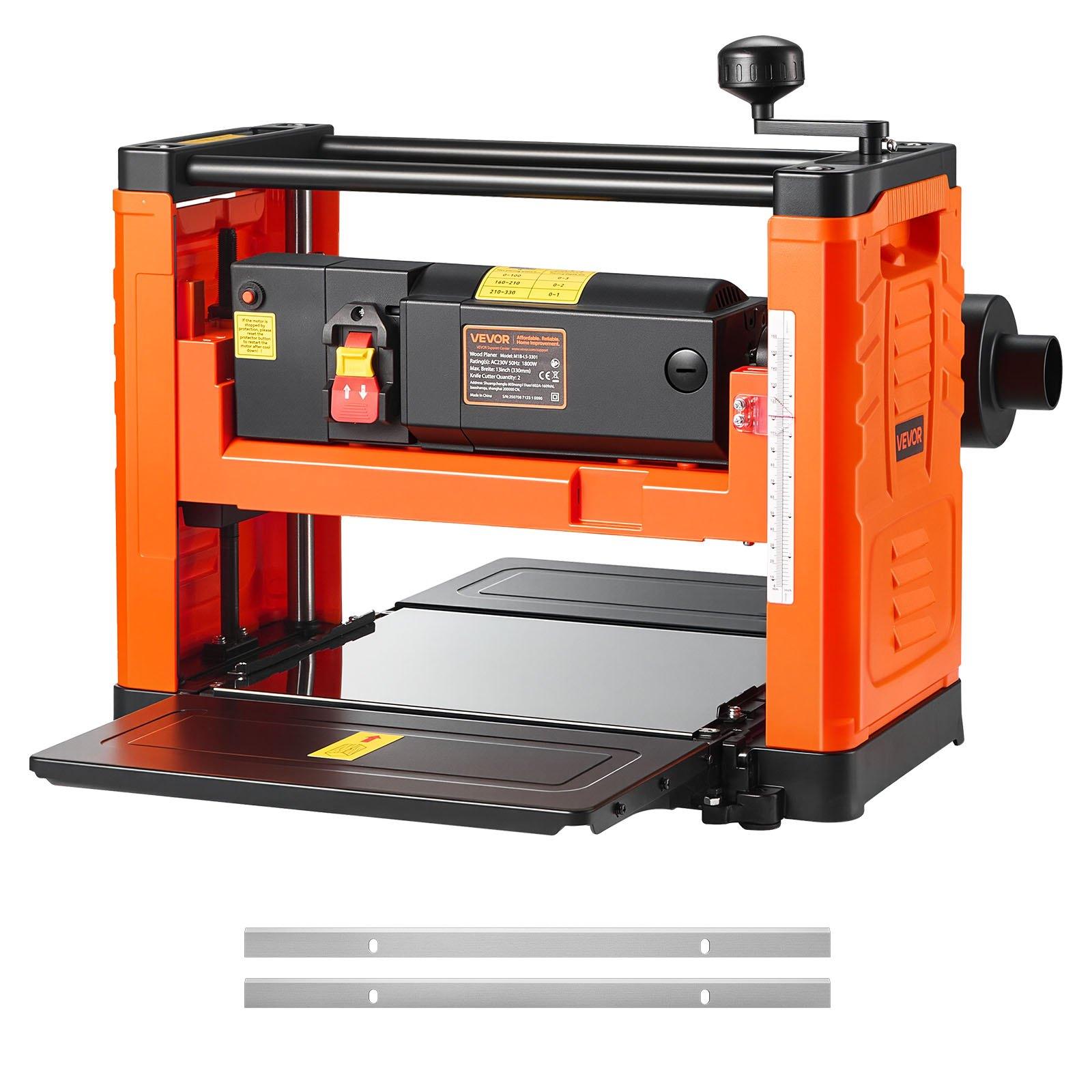 VEVOR Thickness Planer, Two-Blade, 330 mm