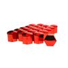 19mm Red Metallic Bolt Caps - Universal Rim Caps Eptuning021