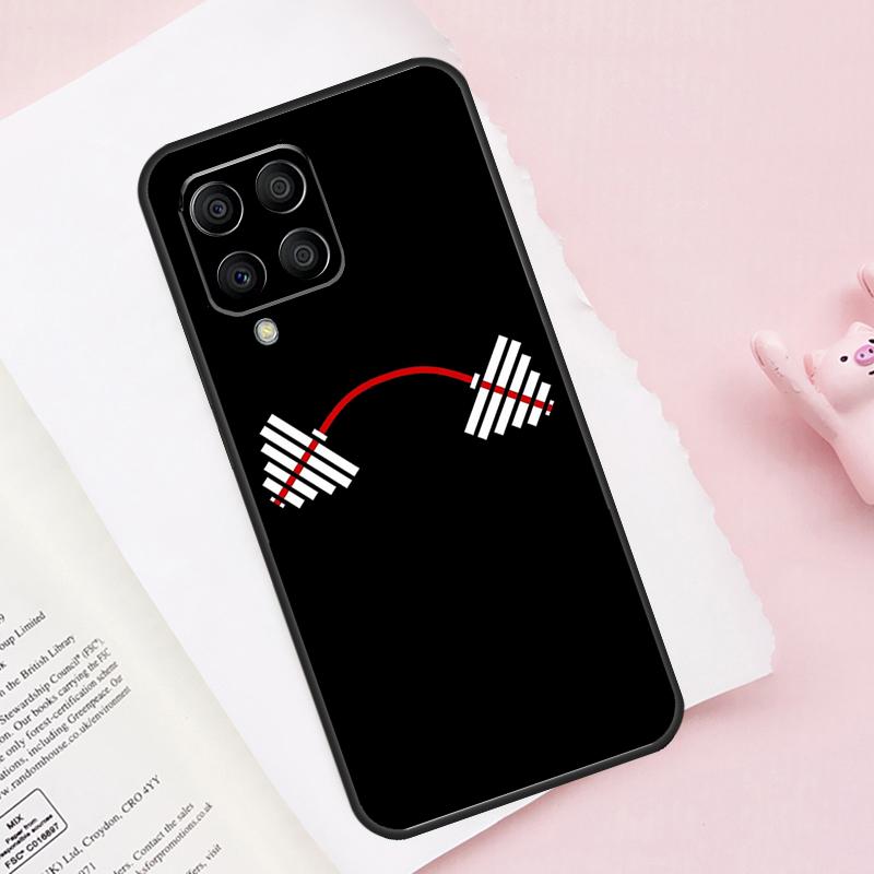 Bodybuilding Gym Fitness Case For Samsung Galaxy M52 M32 M12 M13 M53 M51 M31 M11 M14 M34 M54 M16 M36 M56 M15 M35 M55