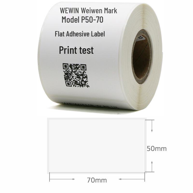 Wewin 50x70mm Synthetic Flat Labels