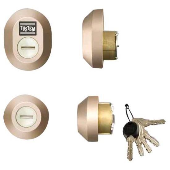 

LIXIL TOSTEM Door Lock Set DN Shine Gray (MIWA Cylinder) Z-1A2-DCTC