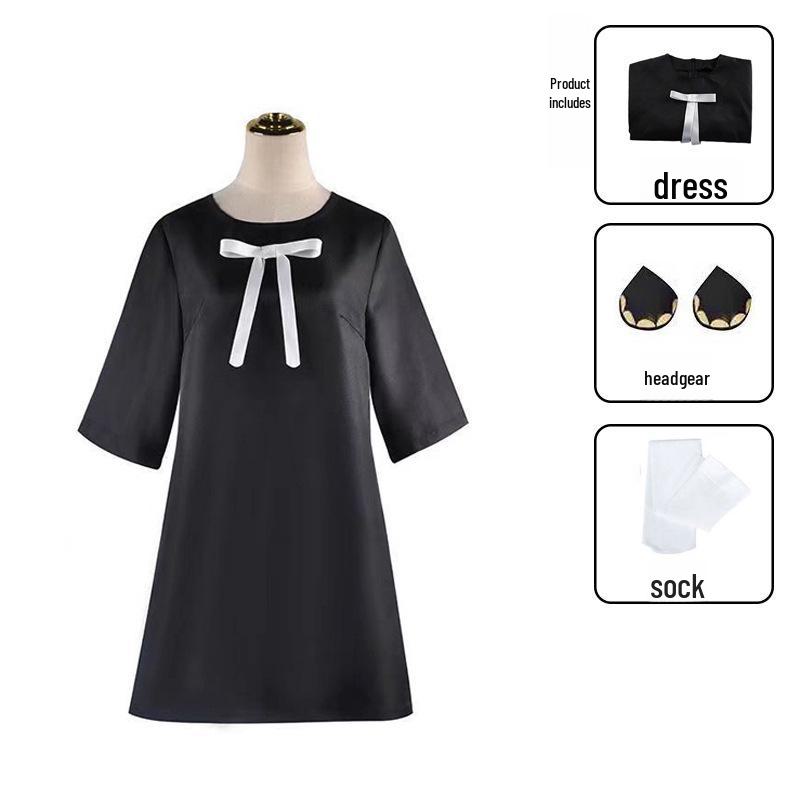 Round Spy Playhouse Anya Cosplay Dress Skirt - Eden Academy Anime Costume