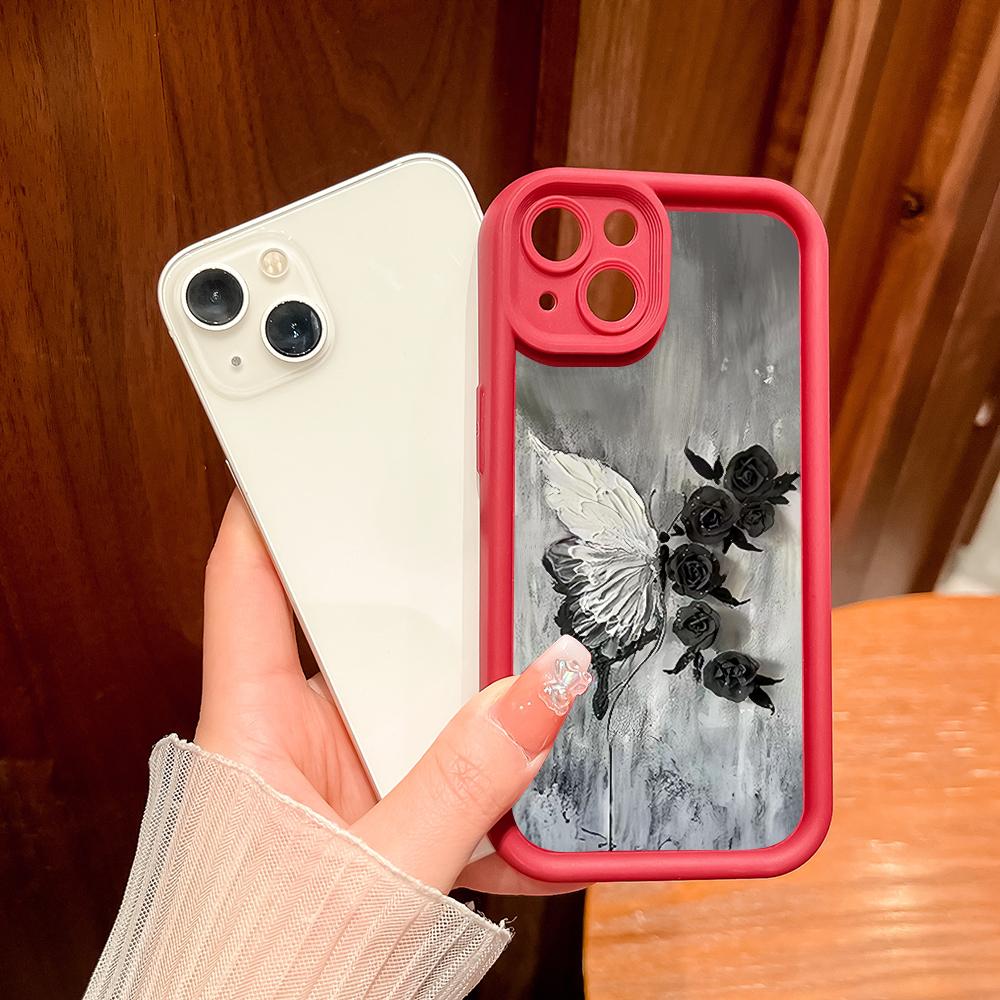 Mykt silikon telefondeksel Fullt dekkende Kamera Støtsikker Beskyttelsesdeksel for Huawei Honor Infinix Tecno iPhone Motorola Google