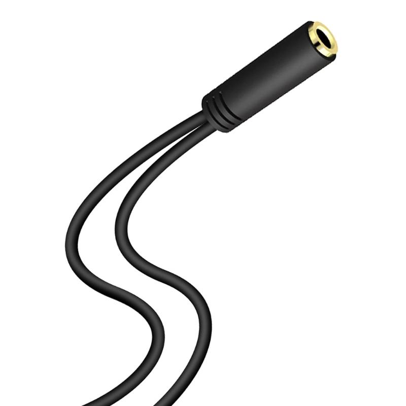 Stereo Headphone Splitter for Computer Laptop Smartphone Player Share Music Cord Stereo Aux Adapter Cable