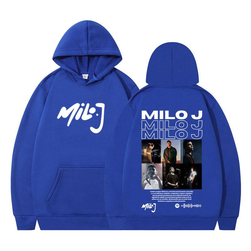Rapper Milo J Fashion Tour 2026 Print T Shirt Men Fashion T-shirt Summer Short-sleeved Hip Hop Cotton Punk Oversized T-shirts