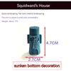 Aquarium Decoration Landscaping Accessories Fish Tank Aquarium Decoration Cartoon Character Pineapple House Decoration