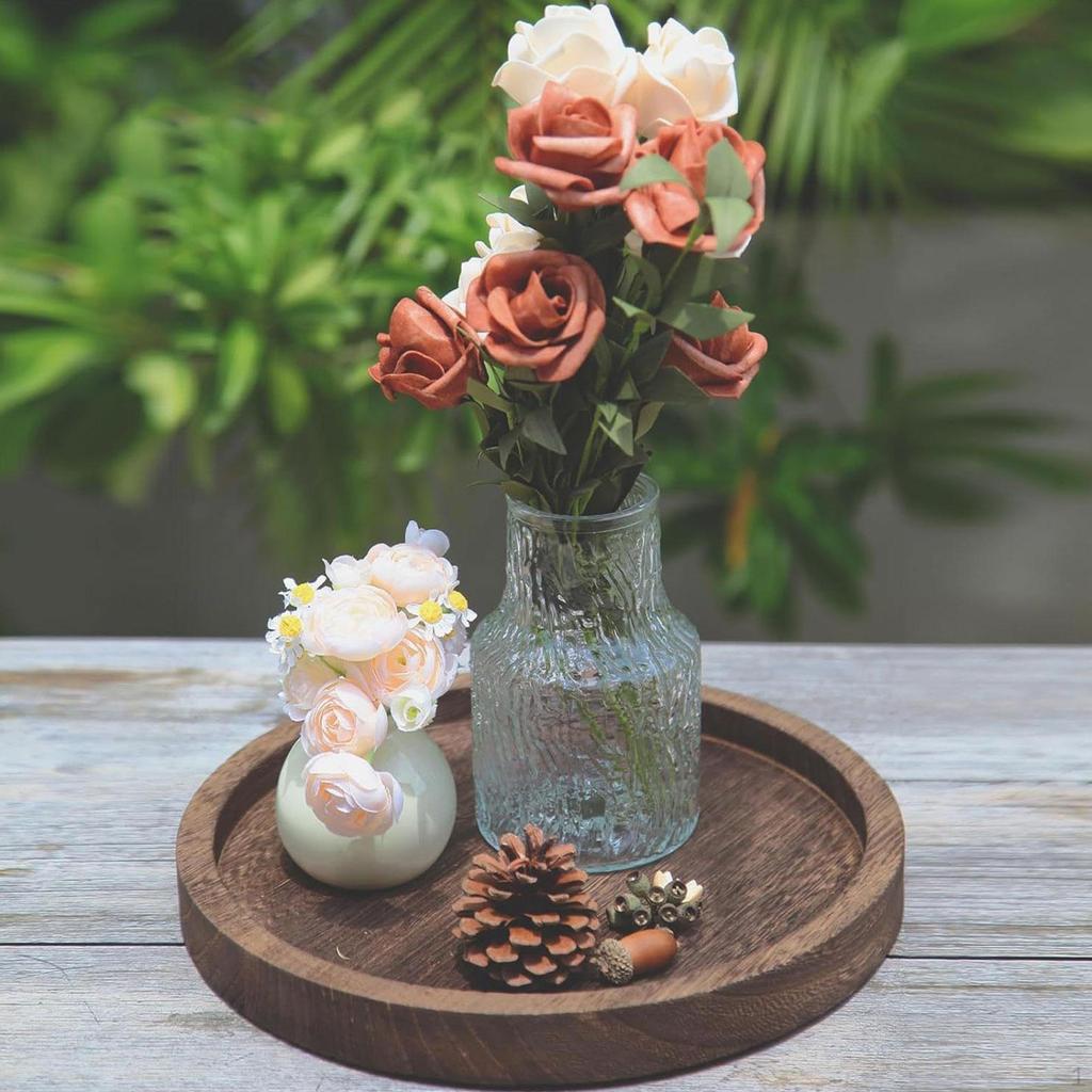 Decorative Tray Display Countertop Organizer Serving Snack Plate for Farmhouse