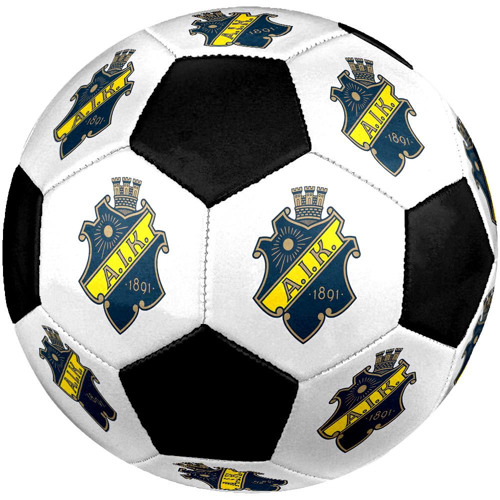 AIK Fotboll Soccer Ball Colorful All Ages Machine Stitched PVC Competition Ready Durable High-Bounce.SIZE5