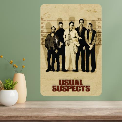 The Usual Suspects Classic Movie Metal Poster Sign 20x30cm(7.8x11.8inch)