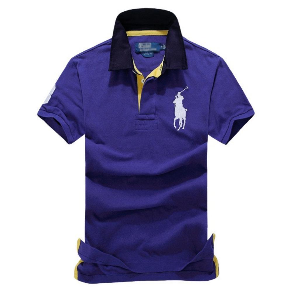 

Рубашка-поло RogueWave Мужская Вышивка Короткий Рукав Поло Повседневная Деловая Социальная Мужские Поло S