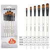 6 Pcs Draw Paint Brushes Set Kit Artist Paintbrush Round with Nylon Hair for Artist Acrylic Aquarelle Watercolor Face Painting